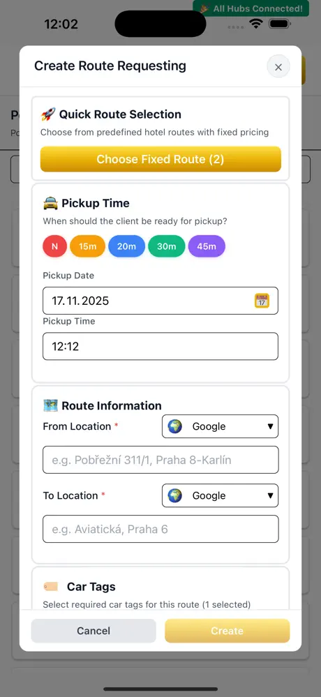 Carivio — Carivio taxi platform
